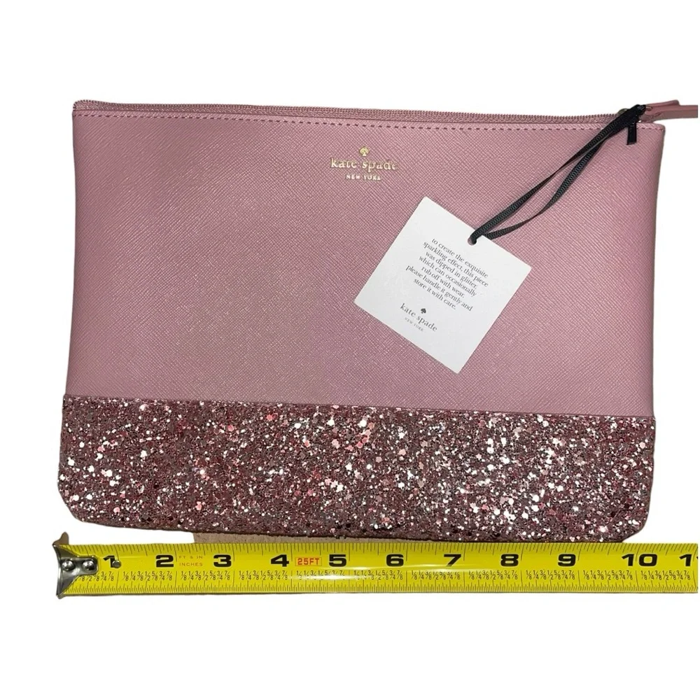 Kate Spade Greta Court Pouch in Cityscape - Glitter - Gia - NWT